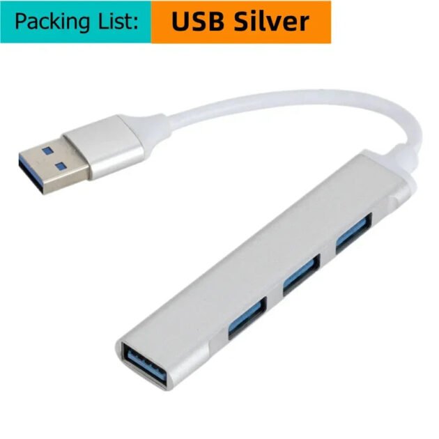 USB Type C Hub 4 موزع منفذ