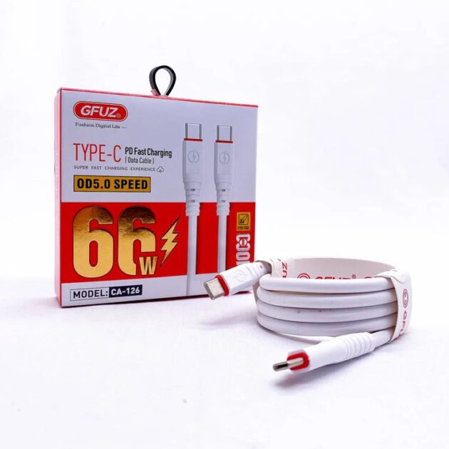 Cable GFUZ Type-C PD to Type-C Fast Charge 66W كابل