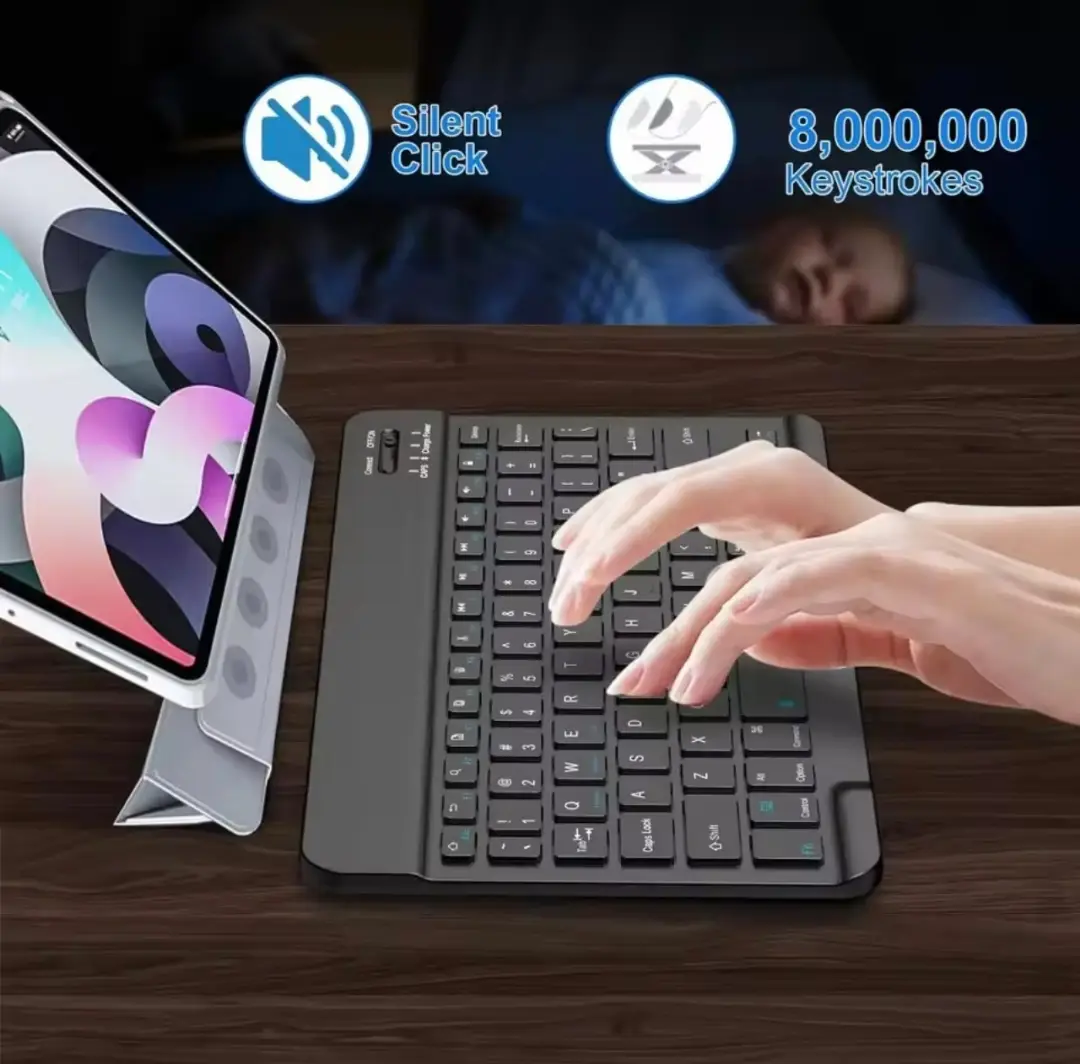 Clavier Bluetooth لوحة مفاتيح بلوتوث للهاتف و الطابلات حجم متوسط