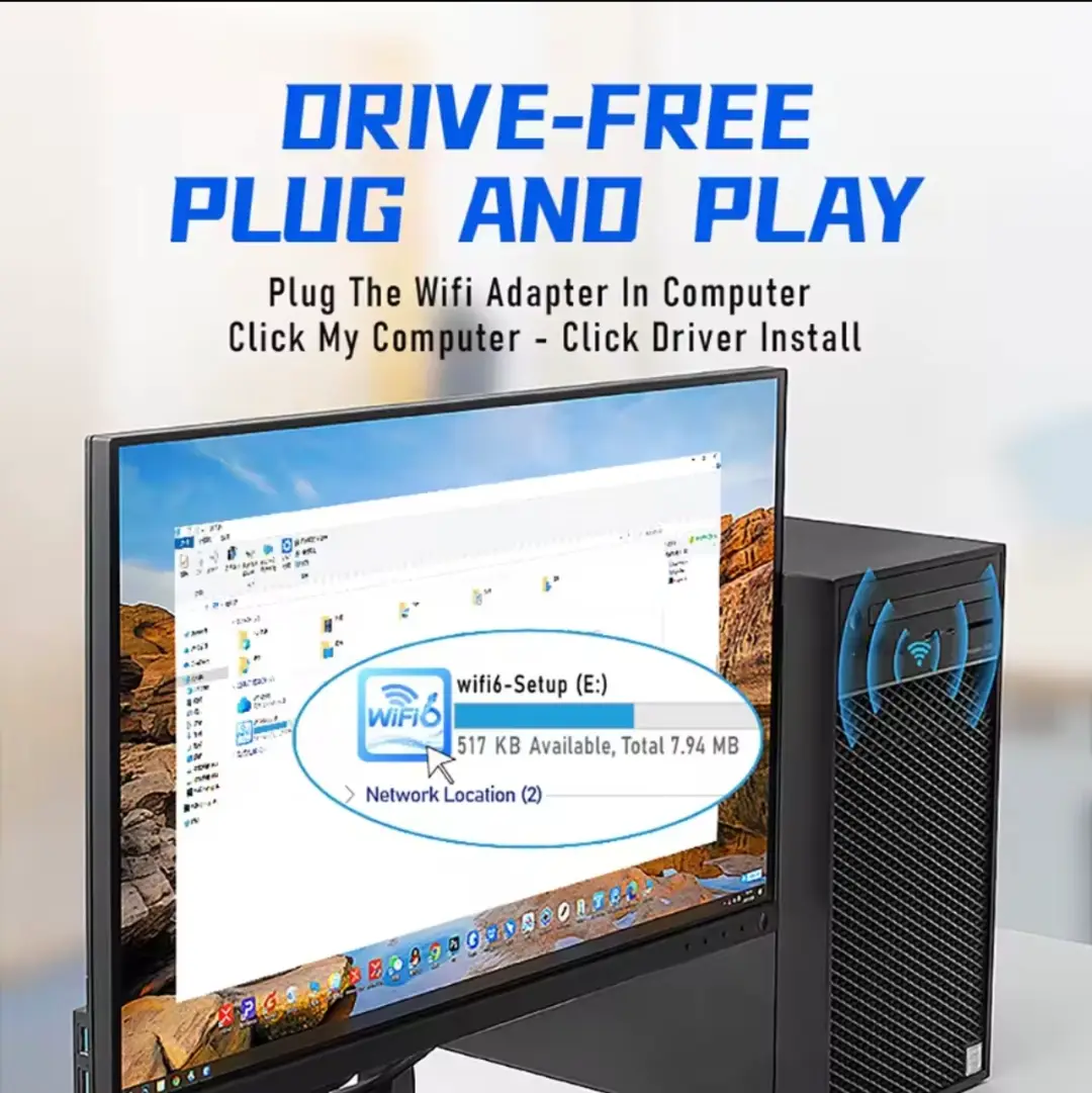 Clé wifi 6 مفتاح ويفي