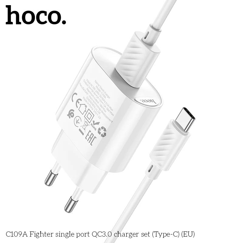 Chargeur HOCO C109A QC3.0 18W Original شاحن