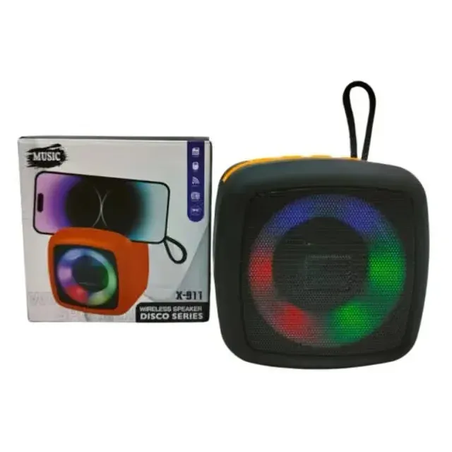 مكبر صوت بلوتوث محمول مع إضاءة RGB