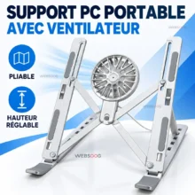 Laptop Stand with radiator حامل الحاسوب المعدني بمبرد